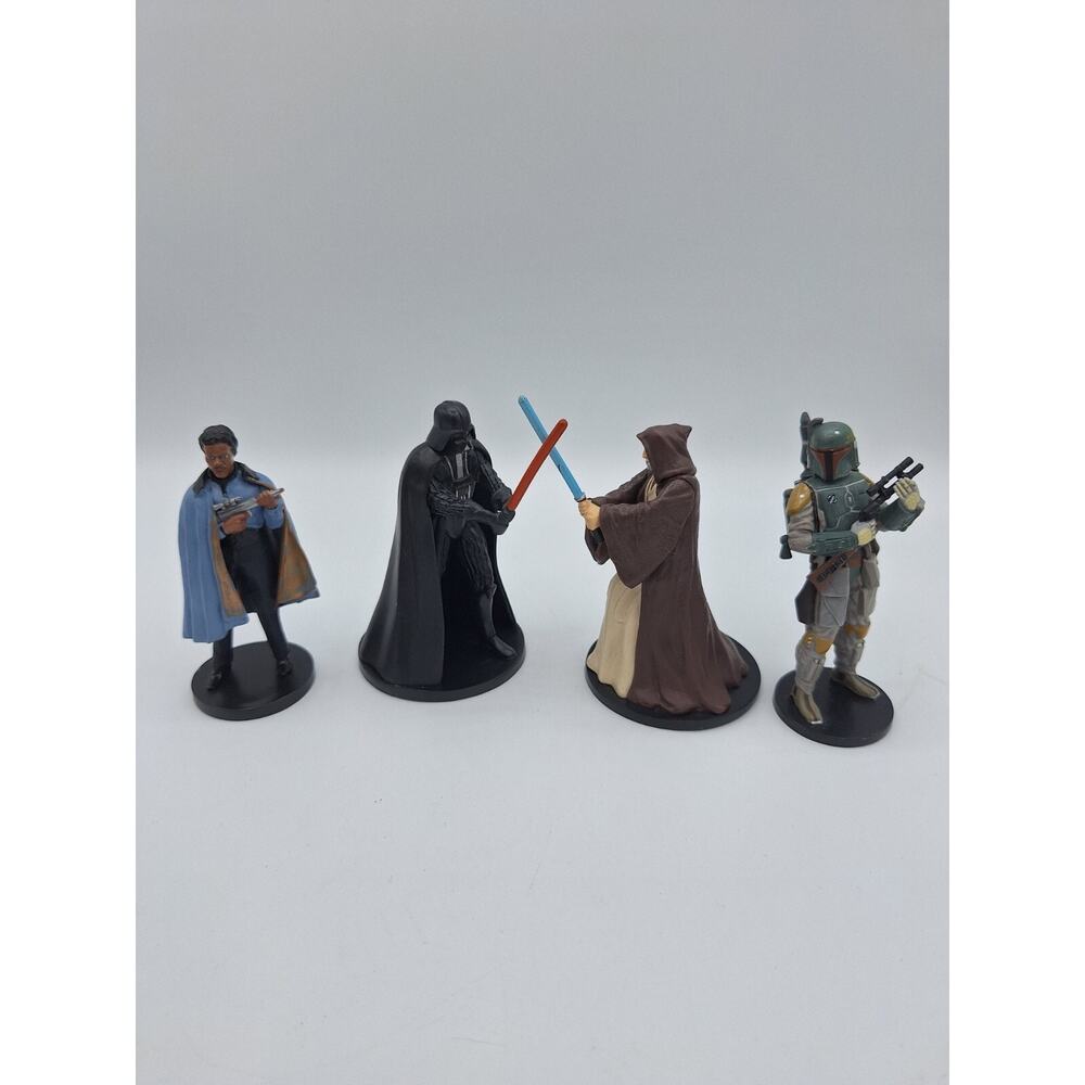 Star Wars Collection (4) Darth Vader, Lando Calrissian, Obe-Won Kenobi, Boba Fet